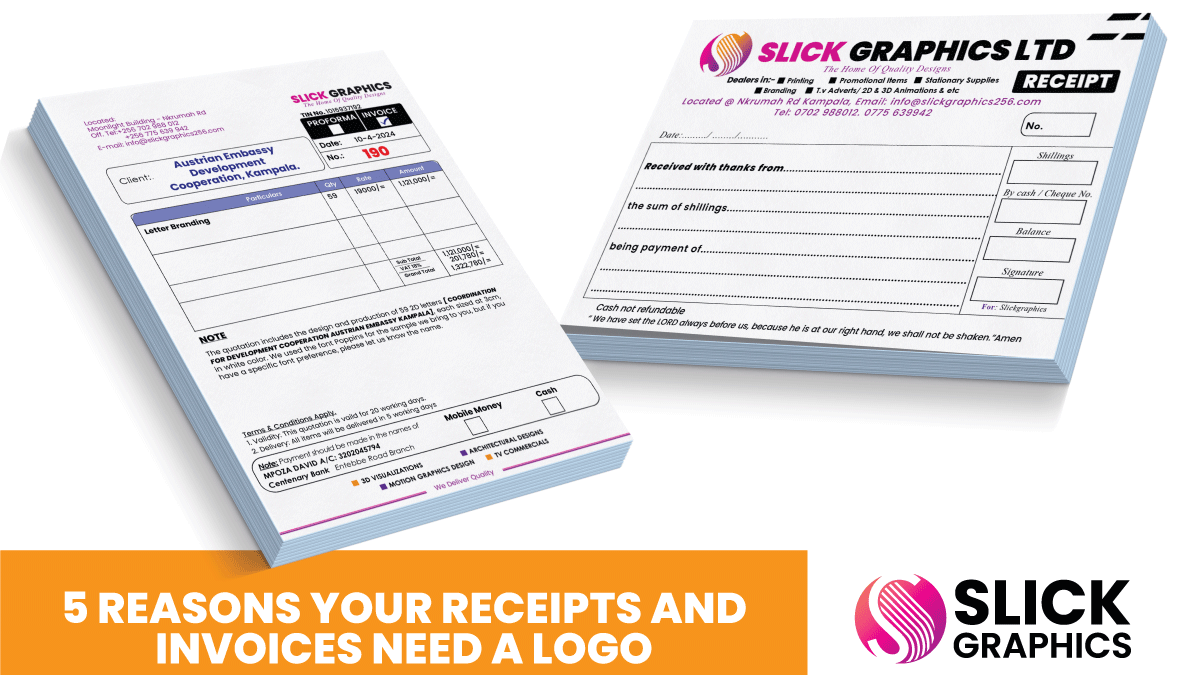 5 Reasons Your Receipts and Invoices Need a Logo