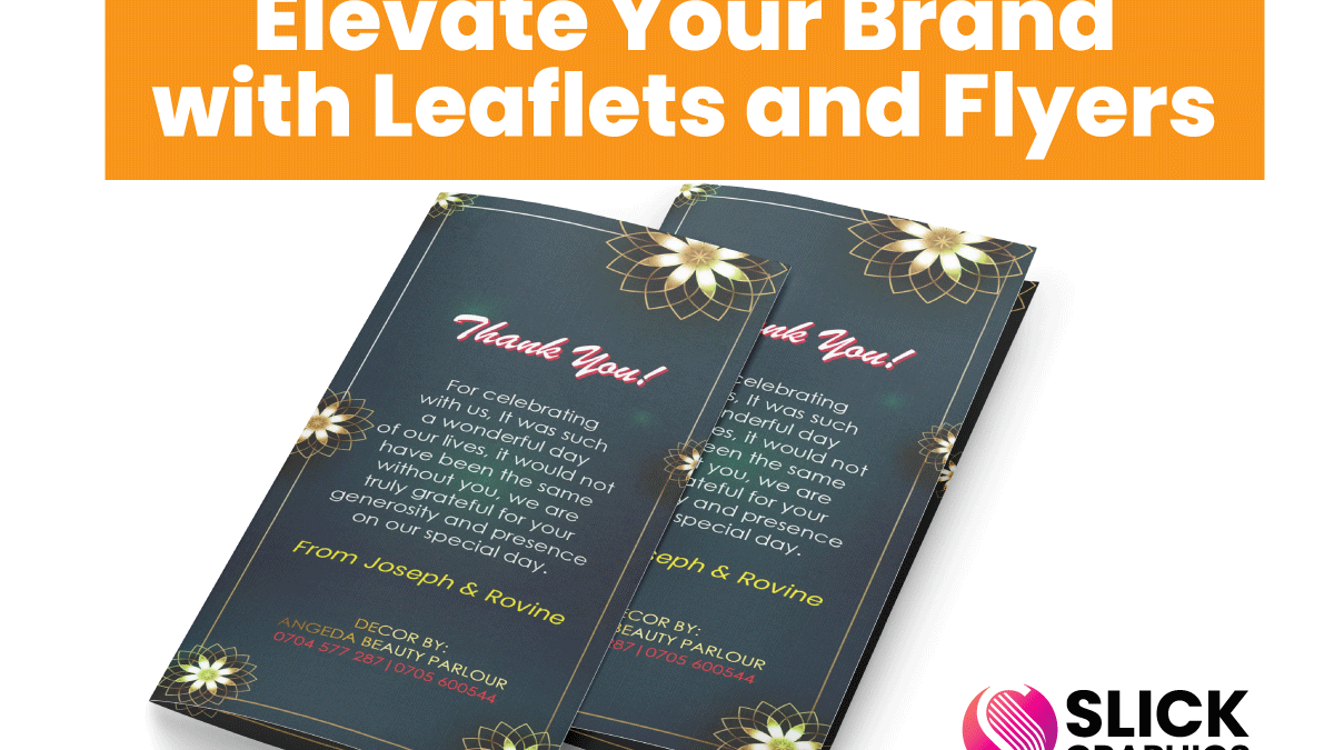 Elevate Your Brand with Leaflets and Flyers