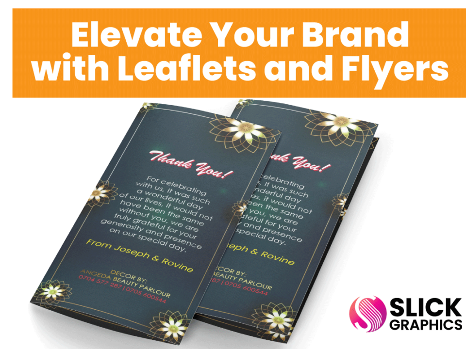 Elevate Your Brand with Leaflets and Flyers