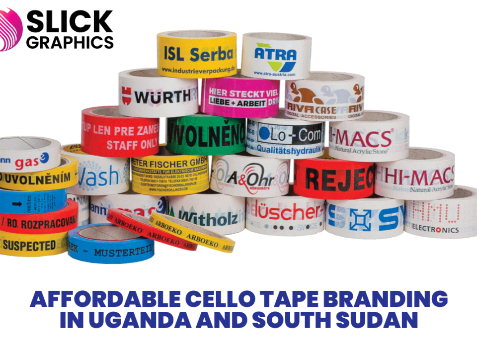 Affordable Cello Tape Branding in Uganda and South Sudan