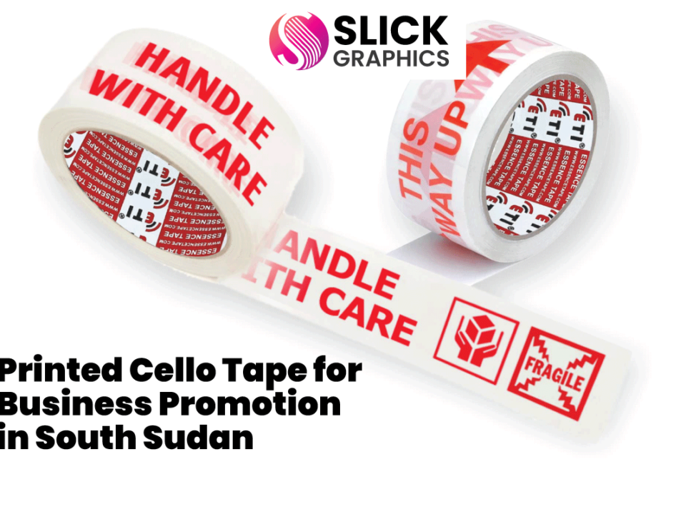 Printed Cello Tape for Business Promotion in South Sudan