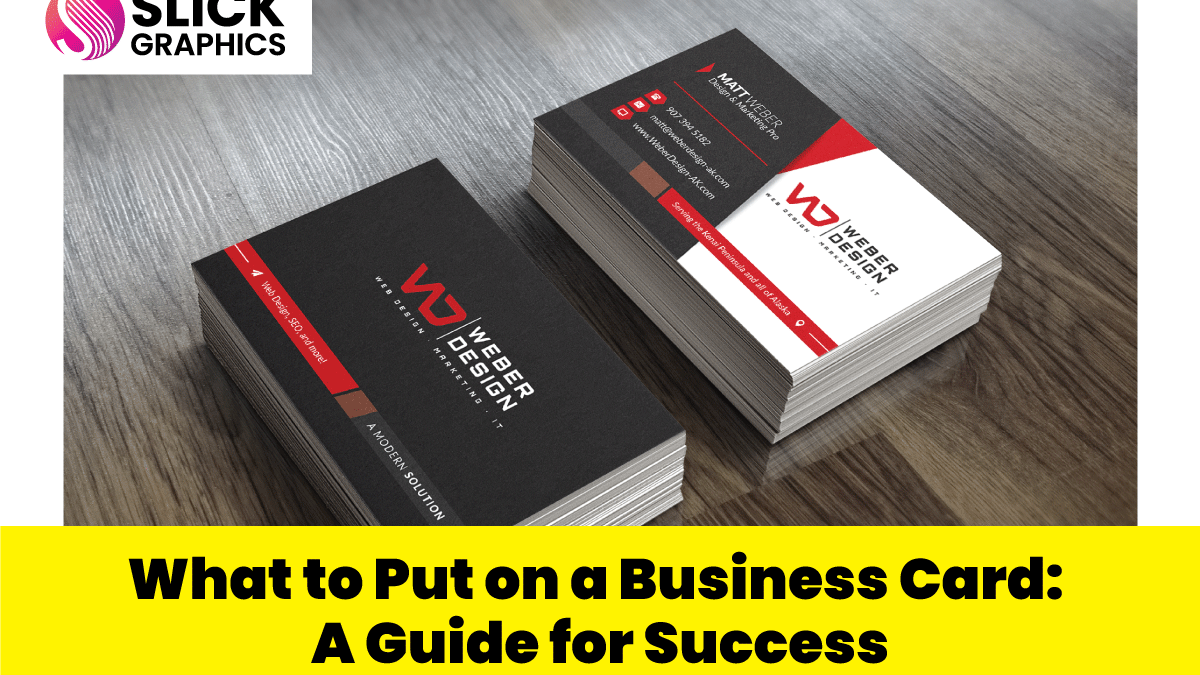 What to Put on a Business Card: A Guide for Success