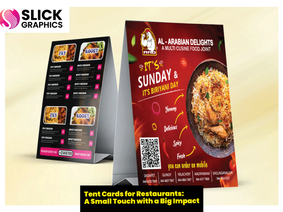 Tent Cards for Restaurants: A Small Touch with a Big Impact