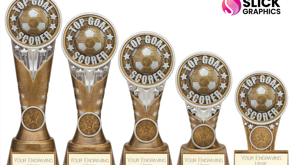 High-Quality Trophy Branding with Slick Graphics