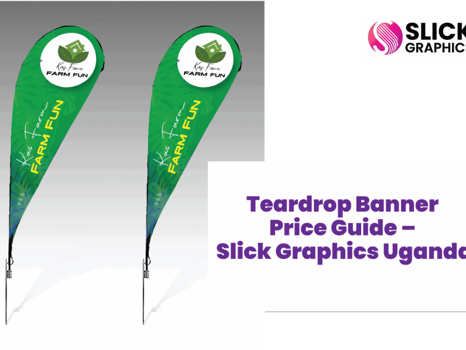 Teardrop Banner Price Guide – Slick Graphics Uganda