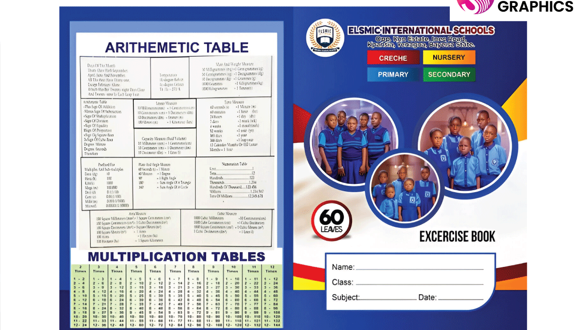 School Logo Printing on Books – Uganda