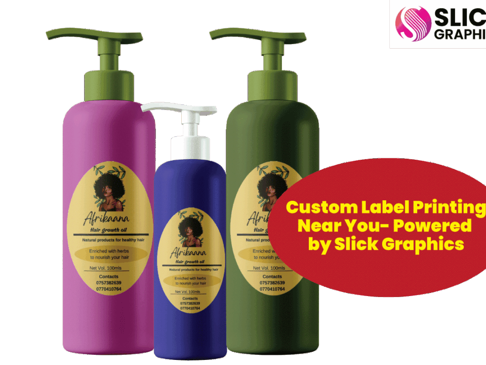 Custom Label Printing Near You- Powered by Slick Graphics
