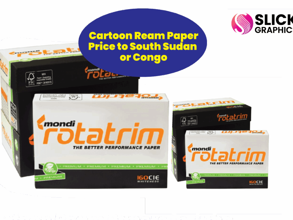 Cartoon Ream Paper Price to South Sudan or Congo
