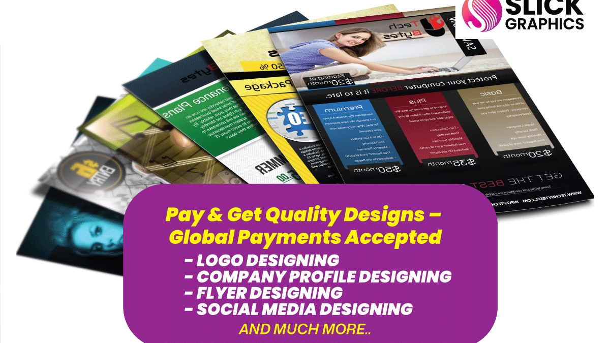 Pay & Get Quality Designs – Global Payments Accepted