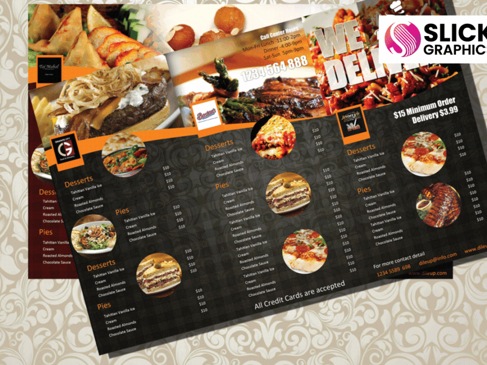 Restaurant Menu Printing Delivery to Congo & South Sudan