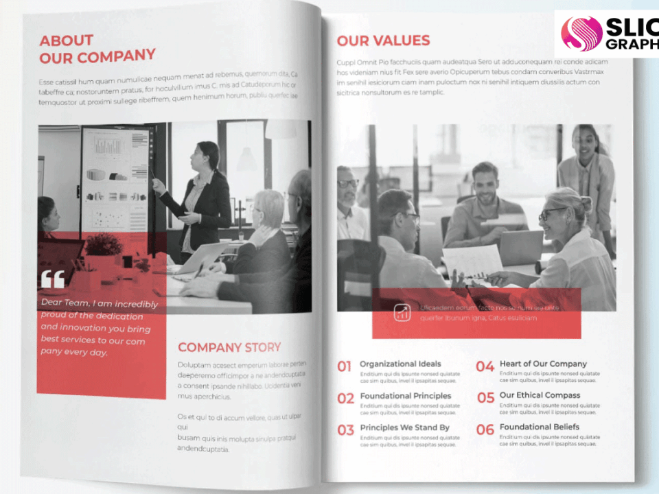 Magazine & Company Profile Design Services for Corporate Businesses