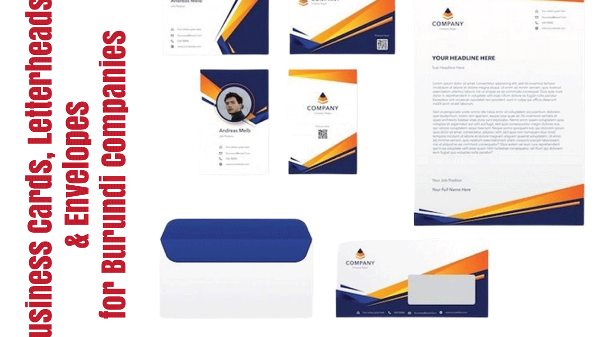 Business Cards, Letterheads & Envelopes for Burundi Companies