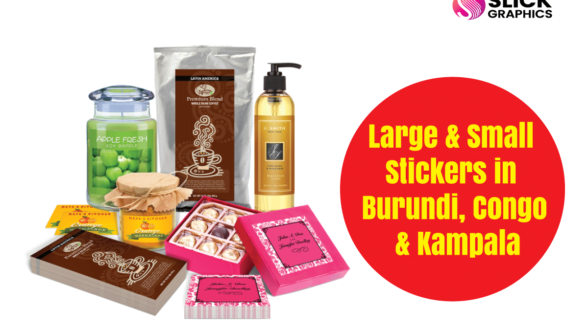Large & Small Stickers in Burundi, Congo & Kampala