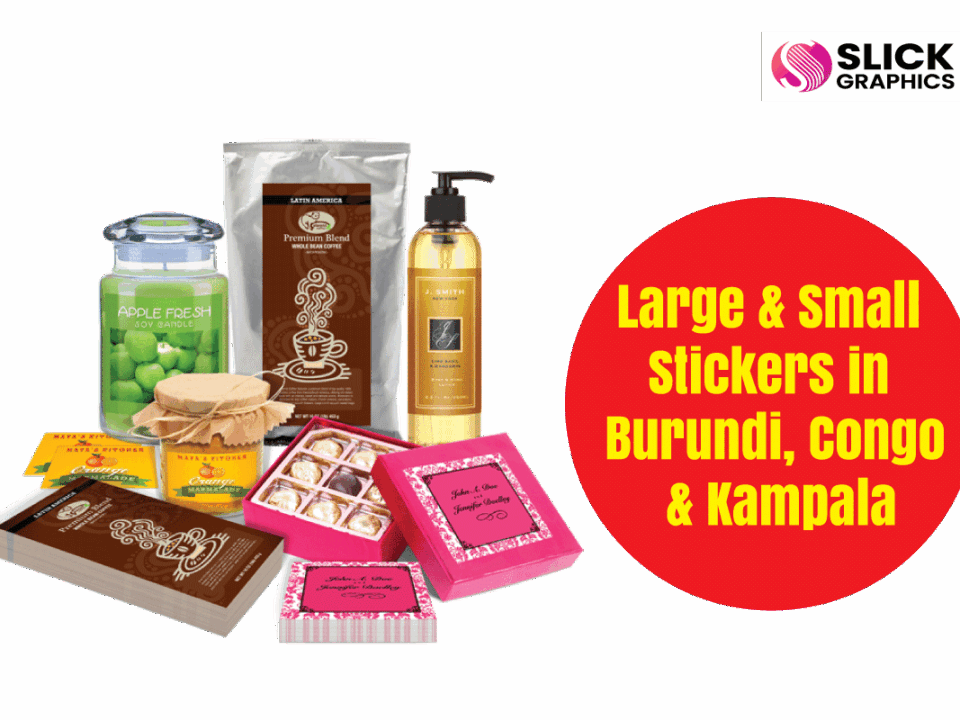 Large & Small Stickers in Burundi, Congo & Kampala
